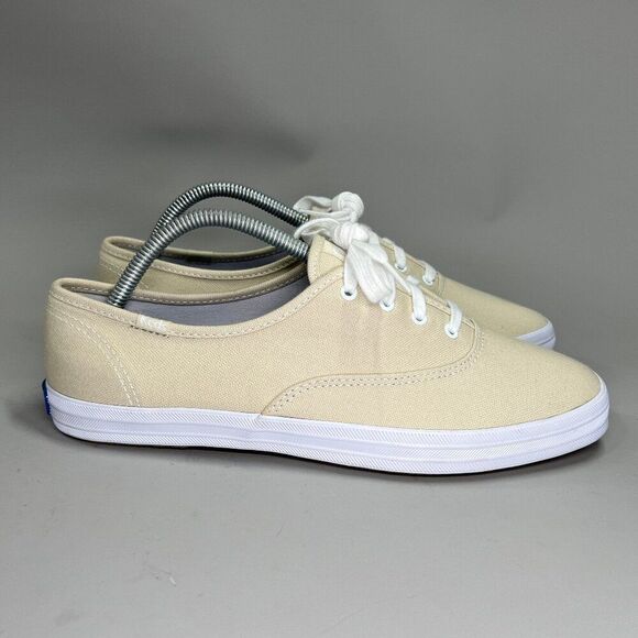 Keds Shoes - Keds Champion Sneakers Women's Size 9.5 Cream Canvas Low‎ Casual Summer Shoes